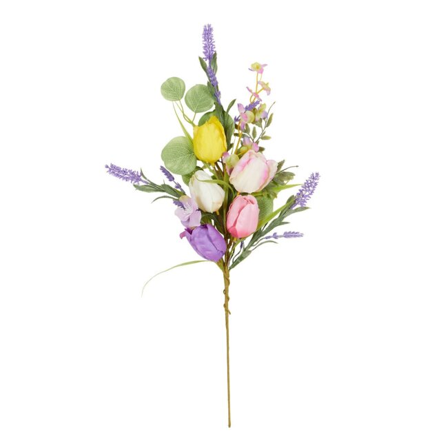 Tulips Garden Branch - Multicolour - Size: 10 x 61 x 5 cm - Wilko - image 1
