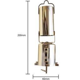 FX Lab Silver Battery Mirror Ball Motor - Size: 4 x 4 x 20cm - FXLab - Wilko - thumbnail 6