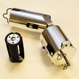 FX Lab Silver Battery Mirror Ball Motor - Size: 4 x 4 x 20cm - FXLab - Wilko - thumbnail 3