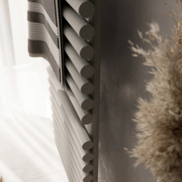 Terma Rolo Towel 3454BTU Salt n Pepper Heated Towel Rail 1800 x 520mm - Size: 180 x 52 x 12.7cm - Grey - Wilko - thumbnail 7