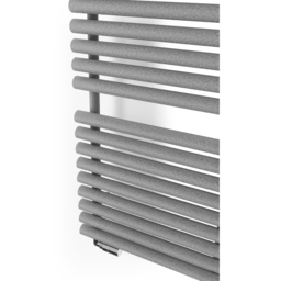 Terma Rolo Towel 3454BTU Salt n Pepper Heated Towel Rail 1800 x 520mm - Size: 180 x 52 x 12.7cm - Grey - Wilko - thumbnail 6