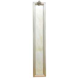 Acacia Home Silver Elegant Slim Wall Mirror 109 x 13cm - Wilko