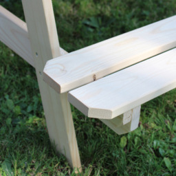 Soulet Kids 4 Seater Wooden Picnic Table with Sand Pit - Tan - Wilko - thumbnail 4