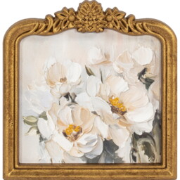 Vintage Framed Floral Hand Finished Art - Wilko - thumbnail 5