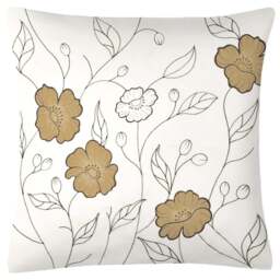Intimates Arial Latte Filled Large Cushion 56 x 56cm 2 Pack - Cream - Wilko