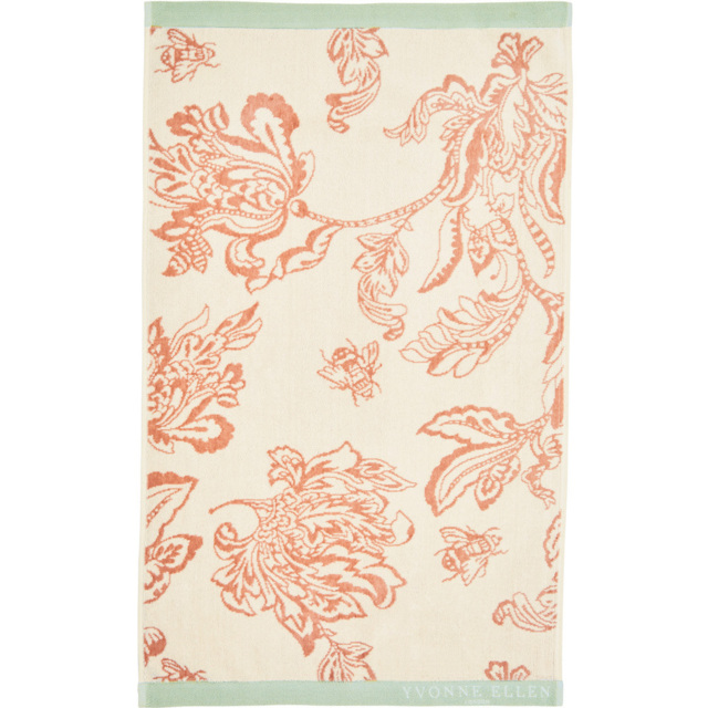 Yvonne Ellen Cotton Vintage Rose Signature Floral Hand Towel - Size: 90 x 50 x 1cm - Wilko - image 1