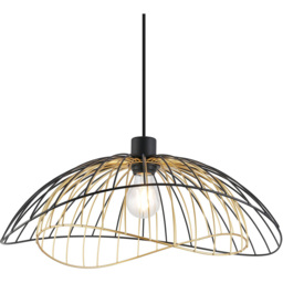 Dillon Black Shade Black and Gold - Wilko - thumbnail 4