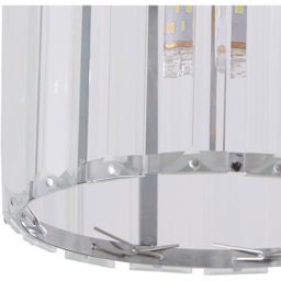 Living and Home Chrome Crystal E27 Ceiling Light - Size: 17.5 x 12.5 x 12.5cm - Wilko - thumbnail 7