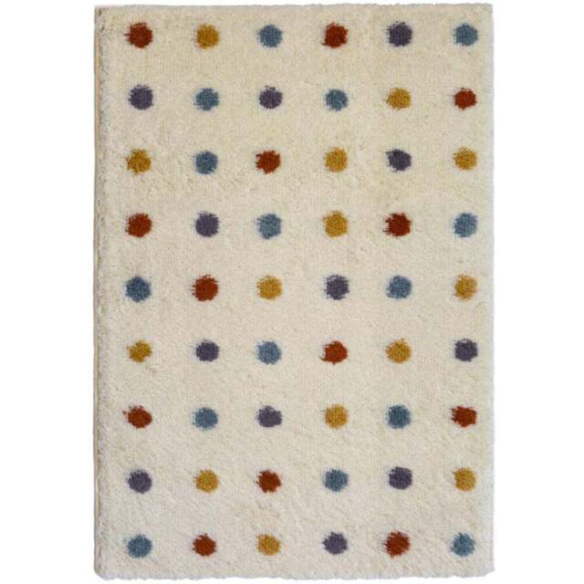 Homemaker Multicolour Spotty Snug Shaggy Rug 80 x 120cm - Wilko - image 1