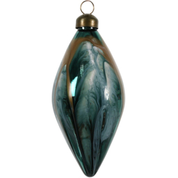 Emerald Petrol Effect Bauble - Green - Size: 1 Piece - Wilko - thumbnail 4