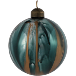 Emerald Petrol Effect Bauble - Green - Size: 1 Piece - Wilko - thumbnail 3