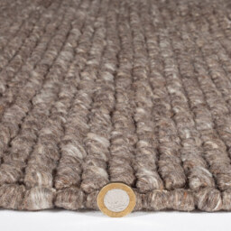 Esselle Home Delilah Taupe Wool Rug 120 x 170cm - Brown - Wilko - thumbnail 5