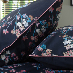 The Lyndon Company Night Bird Double 180 Thread Count Duvet Set - Blue - Wilko - thumbnail 3