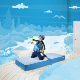 Jay-Be Simply Kids Single Anti-Microbial Waterproof Sprung Mattress - Blue - Wilko - thumbnail 3