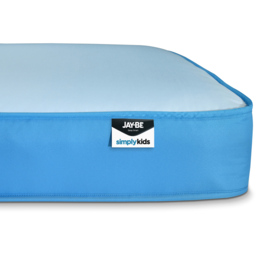 Jay-Be Simply Kids Single Anti-Microbial Waterproof Sprung Mattress - Blue - Wilko - thumbnail 4