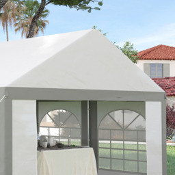 Outsunny 4x4m Gazebo Tent Grey - Size: 40 x 66 x 312cm - Wilko - thumbnail 4