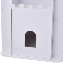 Living and Home 4 Tier White Rotating Kids Castle Bookshelf - Size: 4 Shelf - Wilko - thumbnail 6