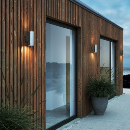Nordlux Tin Maxi Galvanised Double Wall Light - Size: 20.5 x 7.5 x 20.5cm - Silver - Wilko - thumbnail 3