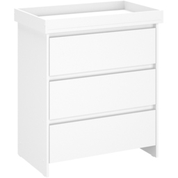 Shefa 880 3 Drawer White Kids Changing Unit - Size: 92 x 80 x 50cm - Wilko - thumbnail 3