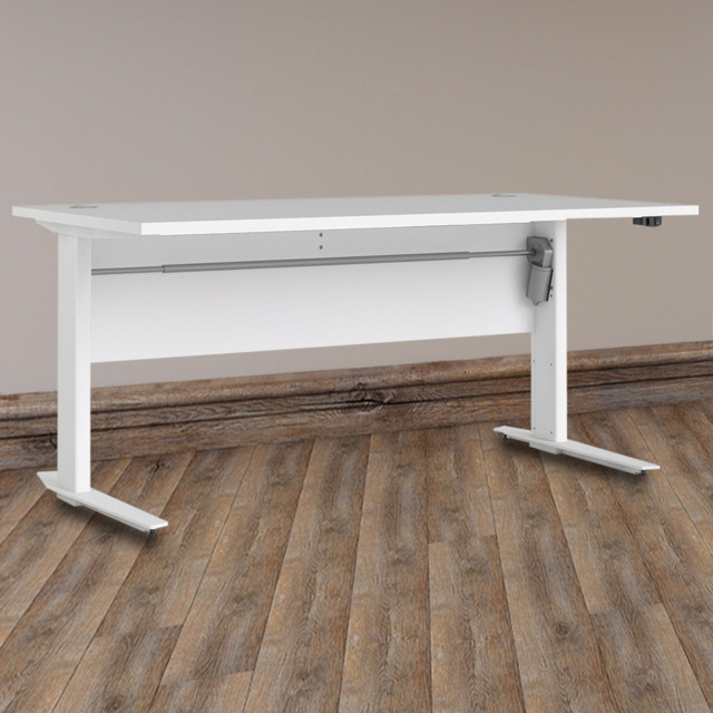 Florence Electric Height Adjustable Desk White - Size: 80.1 x 150.1 x 75.2cm - Furniture to Go - Wilko - image 1