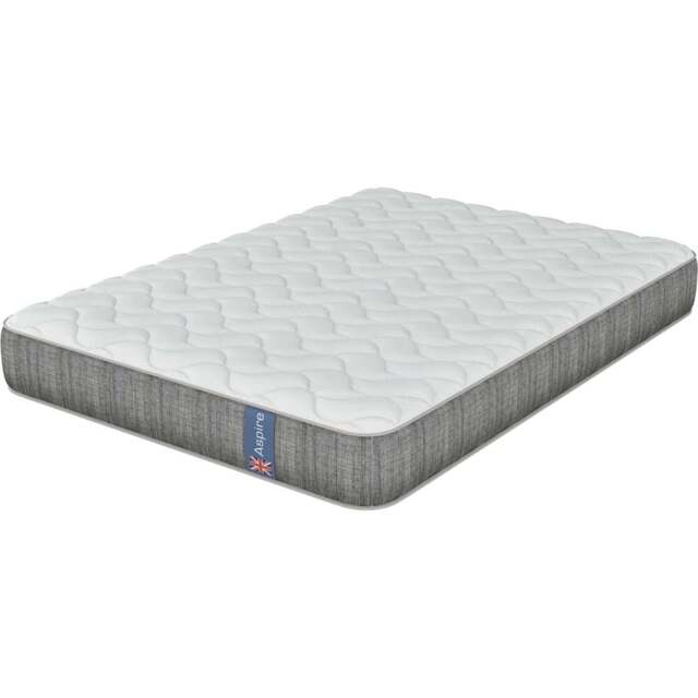 Aspire Small Single Long Life Pocket Mattress - White - Wilko - image 1