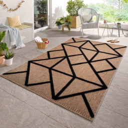 Desire Rugs Harper Black Prism Rug 50 x 80cm - Wilko - thumbnail 3