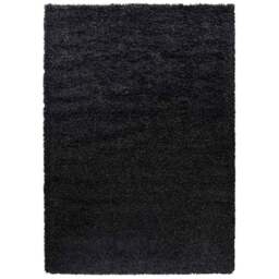 Desire Rugs Oxford Anthracite Plain Shaggy Rug 80 x 150cm - Wilko - thumbnail 1