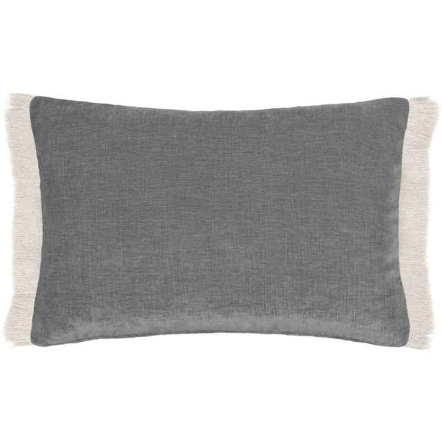 Voyage Maison Isernia Dove Feather Rich Cushion 40 x 60cm - Size: 60 x 40cm - Grey - Wilko - image 1