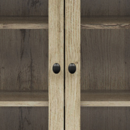 Teamson Home Donovan 2 Door Light Oak Wall Cabinet - Size: 63.5 x 22.4 x 55.8cm - Brown - Wilko - thumbnail 6