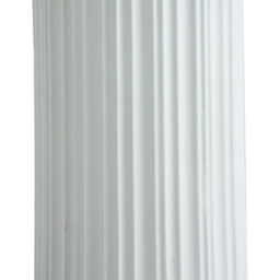 Pacific Lifestyle Ionic White Textured Ceramic and Gold Metal Table Lamp - Wilko - thumbnail 6