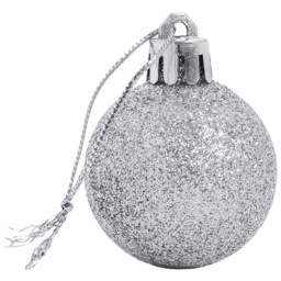 Living and Home Silver Bauble 36 Pack - Wilko - thumbnail 5