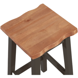 Core Products Corona Black High Breakfast Stool Set of 2 - Wilko - thumbnail 4