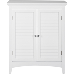 Teamson Home Glancy 2 Door White Wooden Floor Storage Cabinet - Size: 81.3 x 33.0 x 66.0cm - Wilko - thumbnail 4