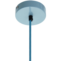 Premier Housewares Beli Blue Metal Wire Pendant Light - Size: 16 x 16 x 115cm - Wilko - thumbnail 7