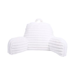 Ribbed Faux Fur Cuddle Chair White - Size: 85 x 43 x 40 cm - Divante - Wilko - thumbnail 1