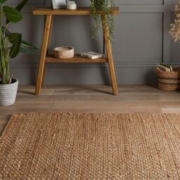 Esselle Home Salford Natural Jute Rug 120 x 170cm - Brown - Wilko - thumbnail 3