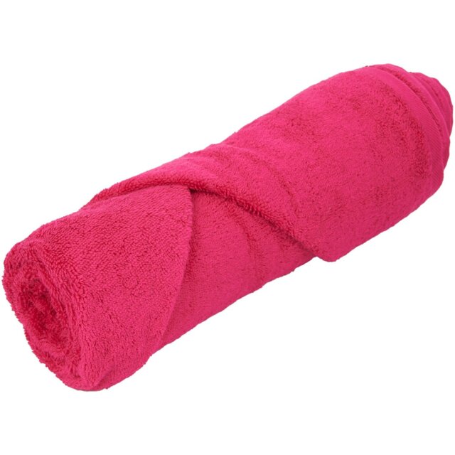 Bath Towel - Ultra Pink - Wilko