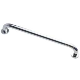 Nes Home Chrome Wall Mounted Straight Grab Bar 400mm - Size: 5 x 40 x 5cm - Silver - Wilko - thumbnail 1