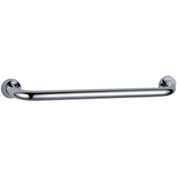 Nes Home Chrome Wall Mounted Straight Grab Bar 400mm - Size: 5 x 40 x 5cm - Silver - Wilko - thumbnail 3