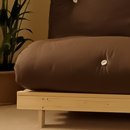 Brooklyn Single Sleeper Chocolate Cream Futon Base and Mattress - Chocolate/Cream - Wilko - thumbnail 3