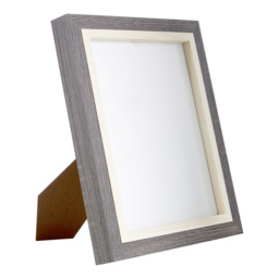Premier Housewares 2300936 Grey Photo Frame 8 x 10inch - Size: 10 x 8 Inch - Wilko - thumbnail 4