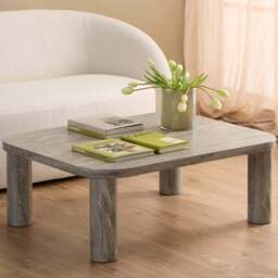 Florence Solano Grey Rectangular Coffee Table - Size: 36 x 100 x 75cm - Furniture To Go - Wilko