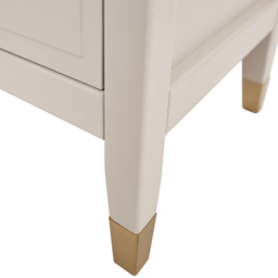 Palazzi 2 Drawer White Wide Bedside Table - Wilko - thumbnail 7