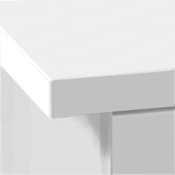 R White Cabinets 2 Drawer Single Cabinet Set-06 Computer Desk White - Size: 72.8 x 132.9 x 54cm - Wilko - thumbnail 3