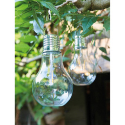 Luxform Solar Powered Filament Glass Bulb - Size: 10 x 10 x 17cm - Clear - Wilko - thumbnail 3