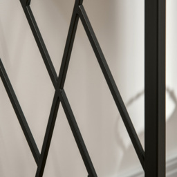 Portland Black and Grey Long Top Console Table - Size: 120 x 35 x 75cm - Wilko - thumbnail 4