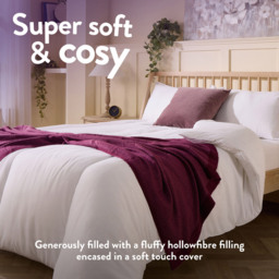 Slumberdown Double White Feels Like Down Duvet 10.5 Tog - Wilko - thumbnail 5
