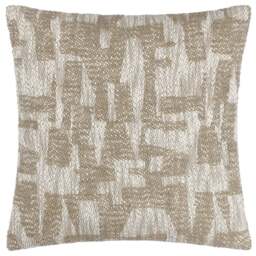 Hoem Ola Taupe Jacquard Cushion - Size: 45 x 45 cm - Multi - Wilko - thumbnail 1