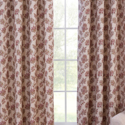Regency Floral Jacquard Curtain Pink 168cm 229cm - Divante Finest - Wilko - thumbnail 6