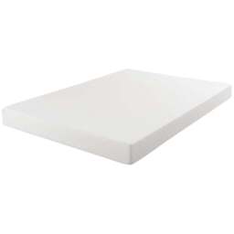 The Foam People Westwood European Double Firmer Foam Orthopaedic Mattress 4 inch - White - Wilko - thumbnail 1